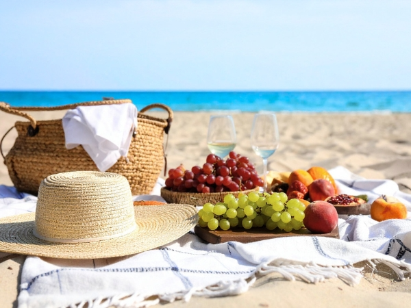 Picnic on a Beach