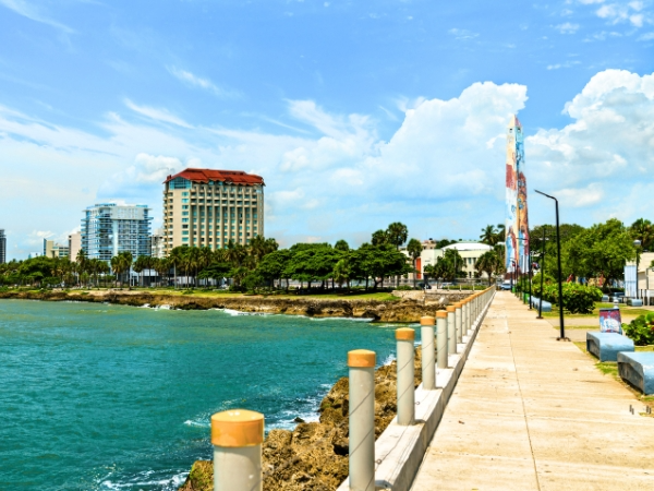 Santo Domingo Coast in the Dominican Republic