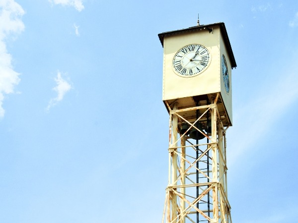 Eiffel Clock Tower in San Fernando de Montecristi